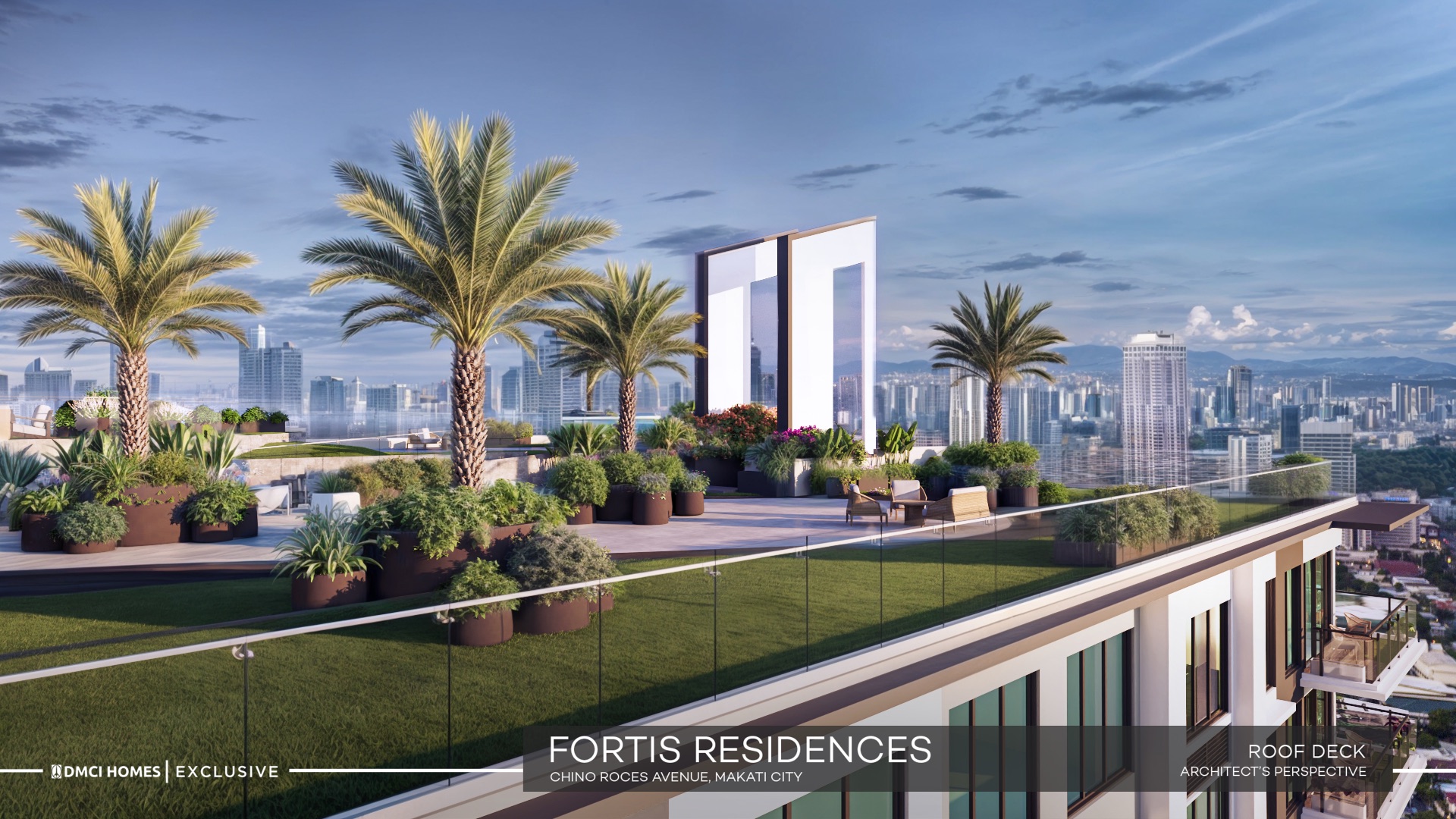 Fortis Residences roofdeck view