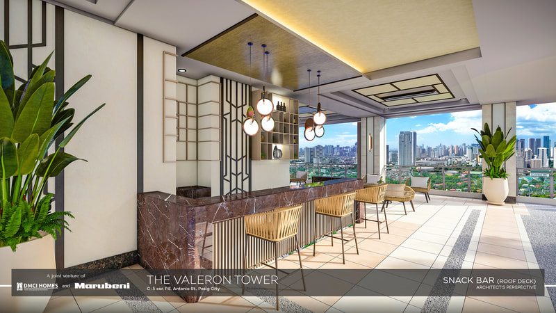 Rooftop snack bar
