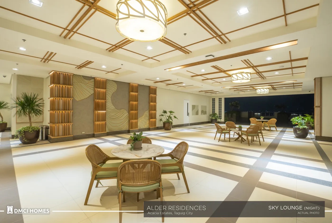 Alder Residences sky lounge, actual photo