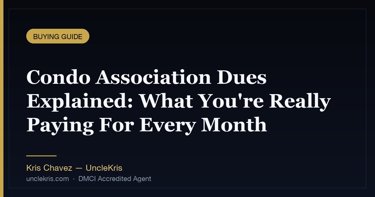 Condo Association Dues Explained: What You're Really Paying For Every Month