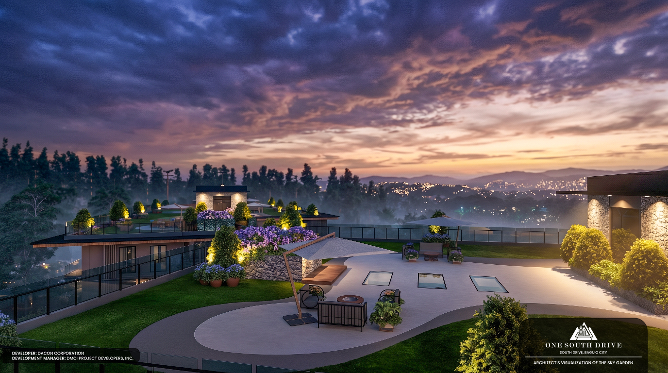 Sky Garden at dusk
