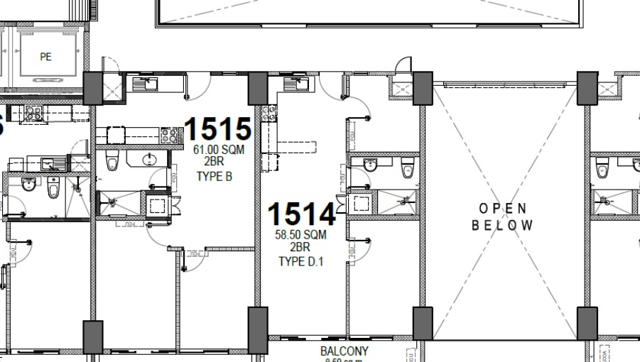 Alder Residences Units 1514 and 1515 combinable tandem resale Taguig